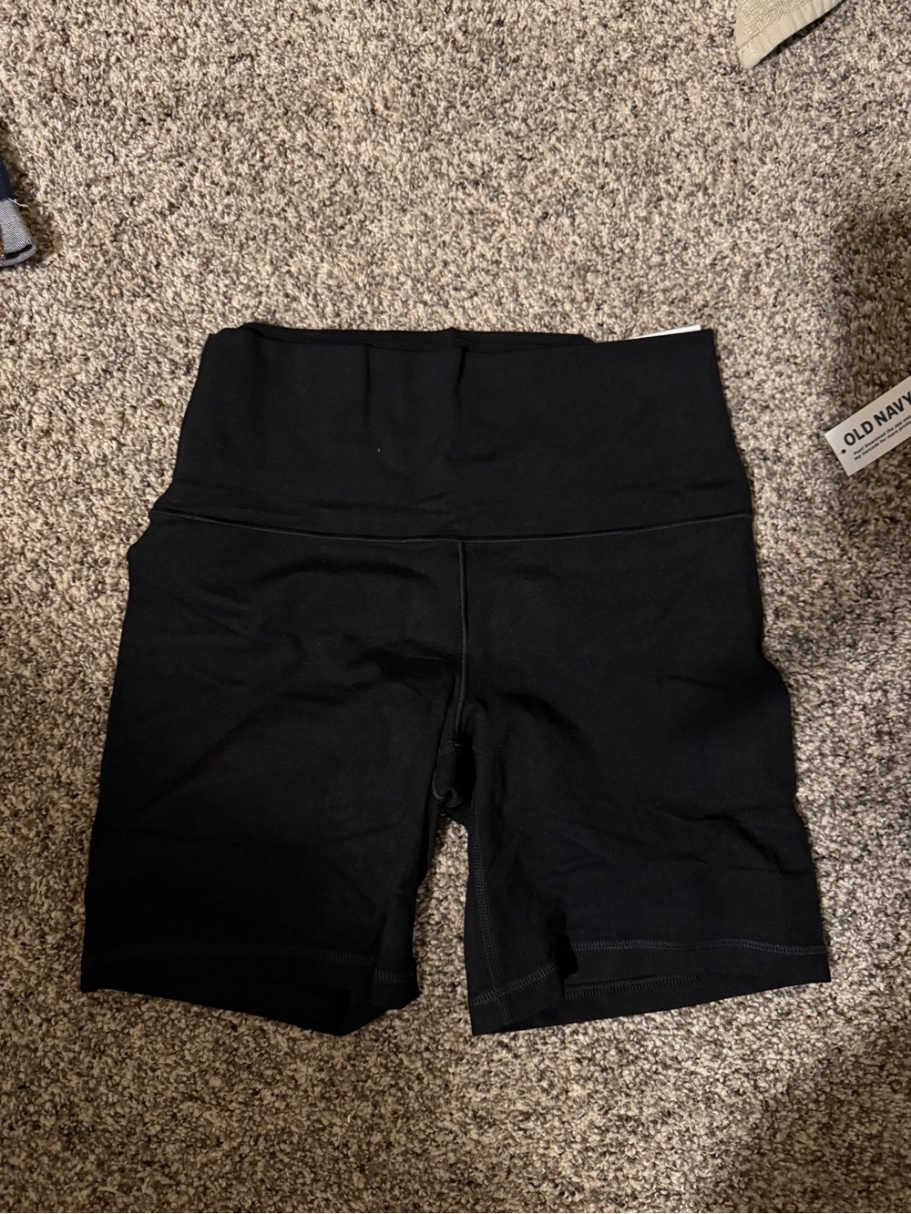 Old Navy Black High-Rise Bike Shorts